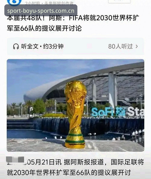 博鱼体育官网注册 博鱼综合体育世界杯扩军操作教程:从48队到66队的足球盛宴展望